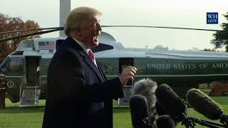 11/21/17: President Trump Remarks Before Marine One Departure