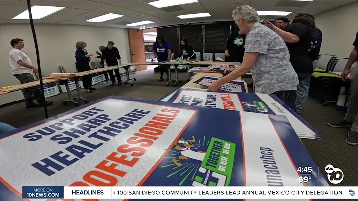 Healthcare showdown week: Sharp workers to picket, Kaiser workers to strike