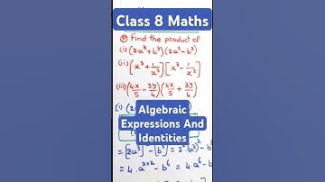 Find the product using the Identity(short)|Class 8|Maths