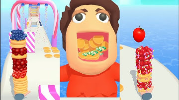 Pancake run Satisfying gameplay android, IOS