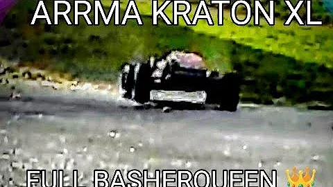 ARRMA KRATON XL FULL BASHERQUEEN: AMAZING CAR THAT TURNS THE STREETS ON ITS HEAD