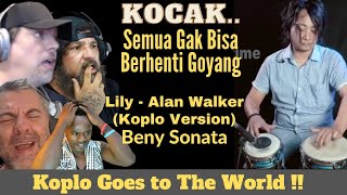 BULE SAMPE BINGUNG KENDANG BISA BERUBAH SUARANYA⁉️LILY (VERSI KOPLO) REACTION