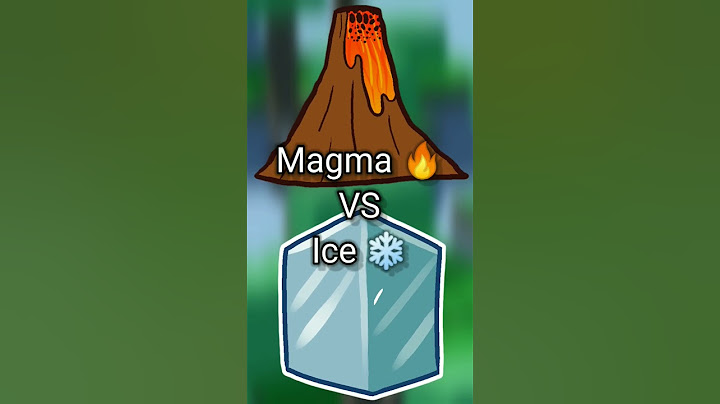 Ice vs Magma in Blox Fruits! #roblox #bloxfruits #Ice