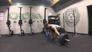 Snatch Pull (straps) - 3 x 3 - Set 1 @ 225 lbs