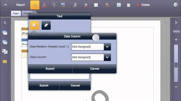 Master-Detail Report with Groups and Columns on iPad 2 - Stimulsoft - [Shot on version 2012.1]