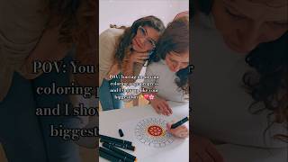 Always here to cheer on my coloring besties ❤️ #coloring #coloringbooks #artist #community