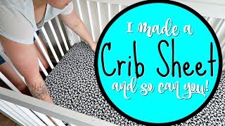 Cooper was in need of another crib sheet so of course I made one! Follow along to see an easy DIY project come to life! ----------------