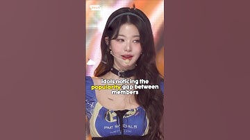 K-pop idols noticing the popularity gap between members #kpop #aespa #shorts #fyp