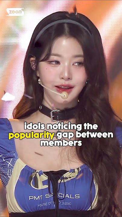 K-pop idols noticing the popularity gap between members #kpop #aespa #shorts #fyp