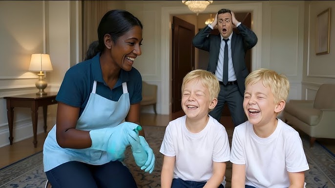 Millionaire twins had not see for 5 years- until the New Black Maid did the  impossible - YouTube