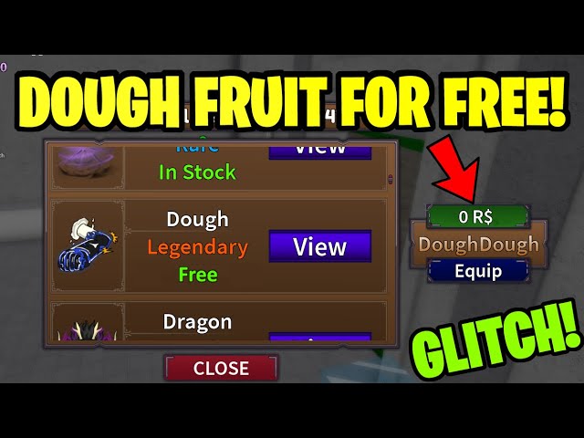 Finding Dough Fruit in King Legacy - BiliBili