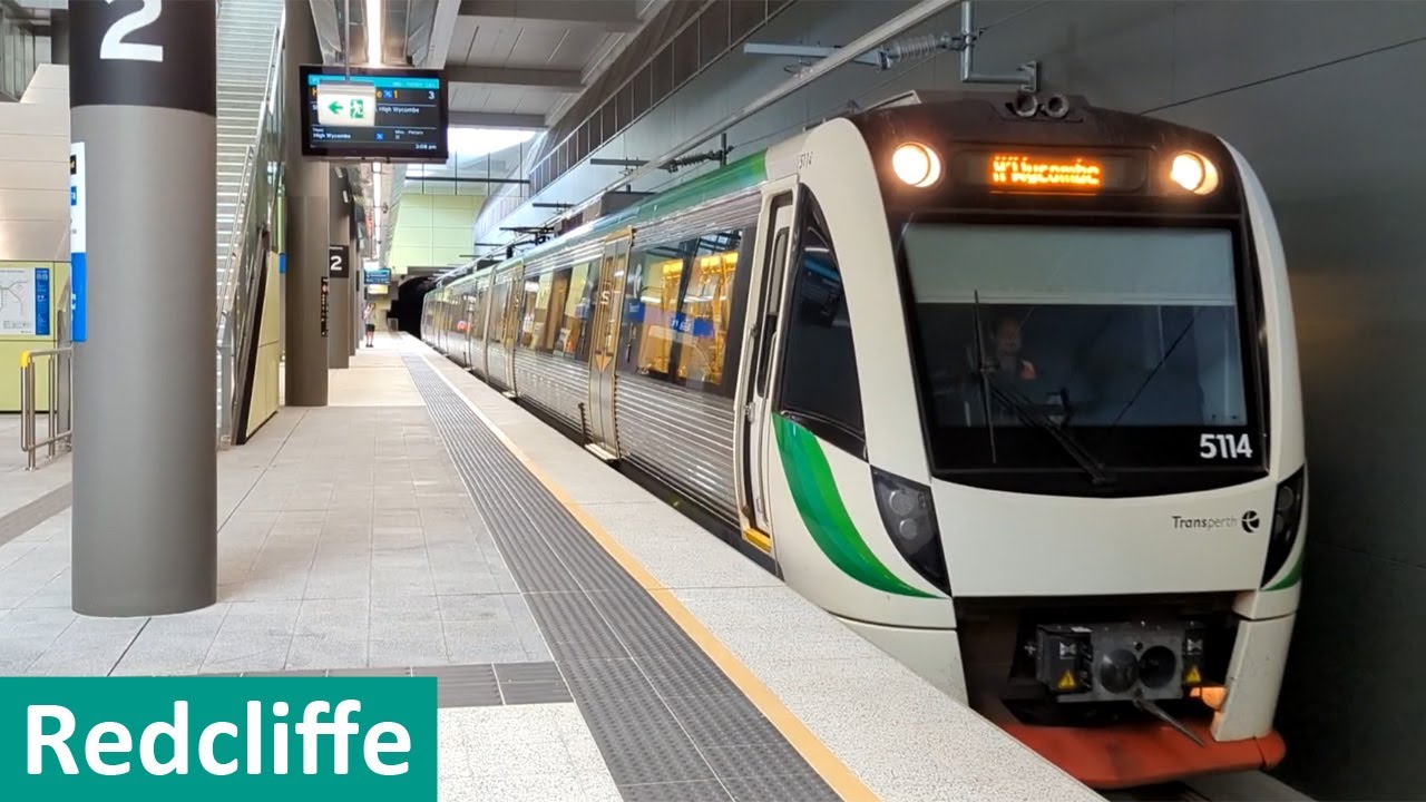 Trains Buses At The New Redcliffe Station Perth s Airport Line trains-buses-at-the-new-redcliffe-station-perth-s-airport-line