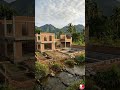 Rumah Modern Tropis 2 Lantai  #timelapse #rumahunikminimalis #reels #rumah