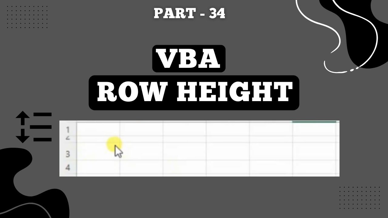 Part 34 - Stop Manual Work! | How to Set Row Height Automatically Using Excel VBA | Hindi