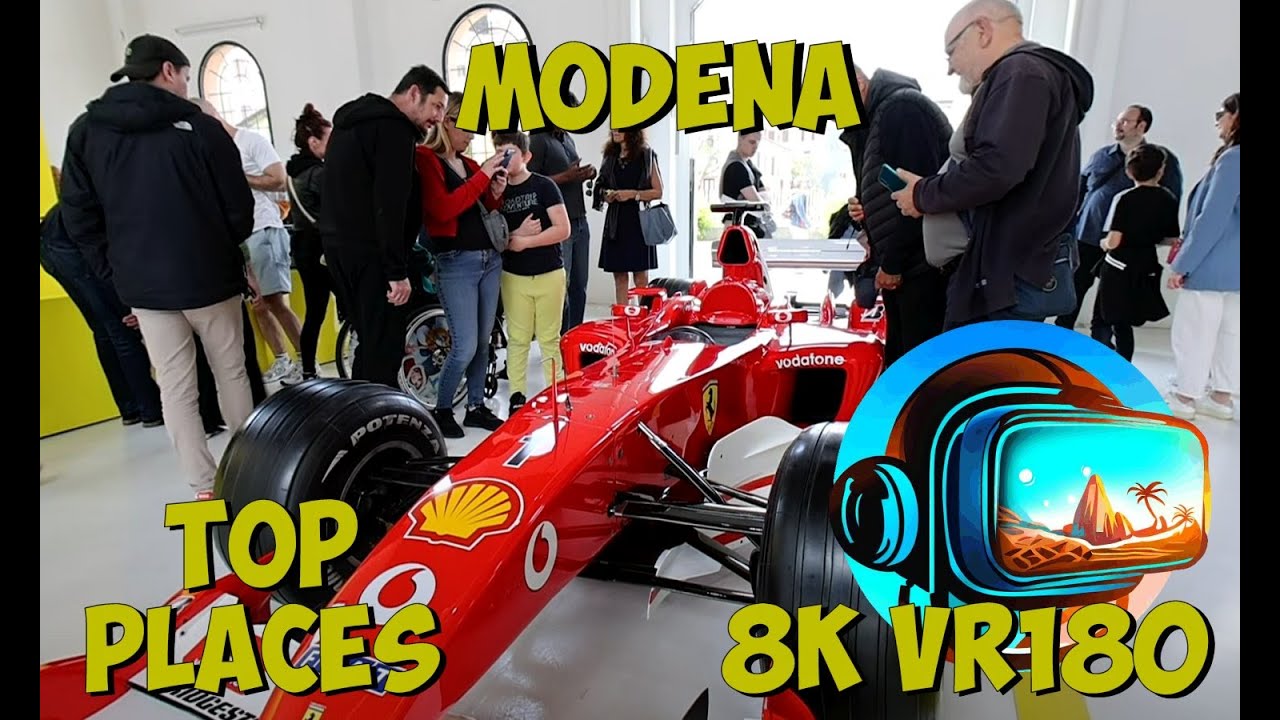 05 Modena Italy Enzo Ferrari Museum - Engine Exhibit 8K 4K VR180 3D Travel