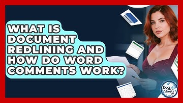 What Is Document Redlining And How Do Word Comments Work? - Docs and Sheets Pro