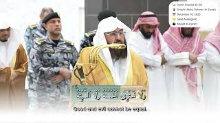 Surah Fussilat 30-36 | Shaykh Abdul Rahman Al-Sudais | Salat Al-Maghrib | Dec 10 2025 | English