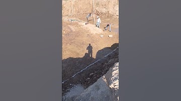 Box Culvert Pcc Bed Preparation With Shear Key