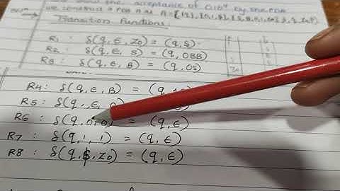 CFG to PDA conversion | Theory of computation | TOC | Automata Theory