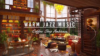 Sweet Jazz Instrumental Music in Cozy Coffee Shop Ambience ☕ Relaxing Jazz Music for Relax, Sleeping