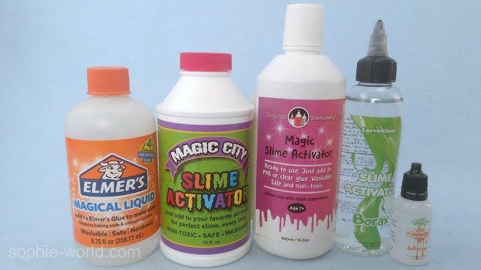 My Slime Activator Solution 16 Ounce Bottle - Make Your Own Slime, Just Add  Glue - Kid Safe, Non-Toxic - Replaces Borax, Baking Soda, Contact Solution