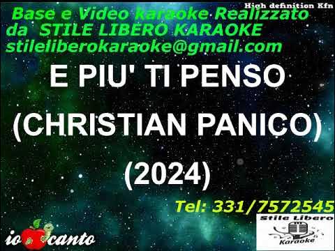 KARAOKE E TI PENSO - CHRISTIAN PANICO (Demo)