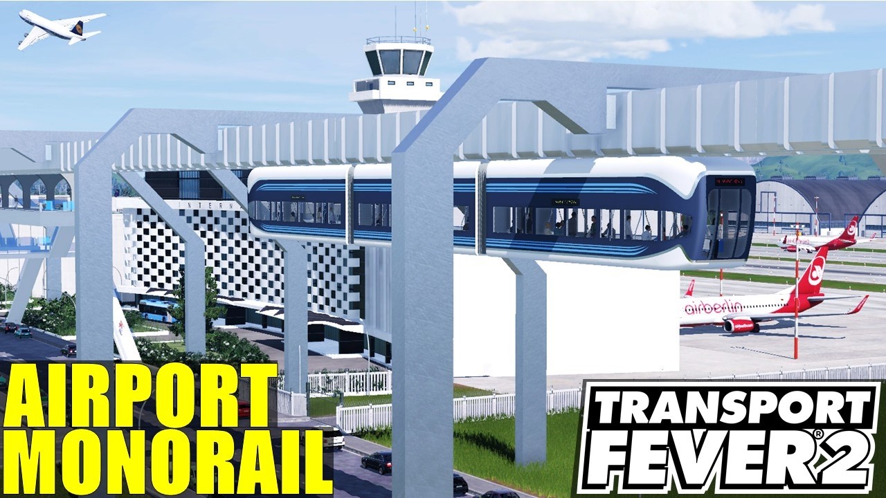 Transport Fever 2 | Airport ↔️ Main-Station | Deutschland Map | S8 F114