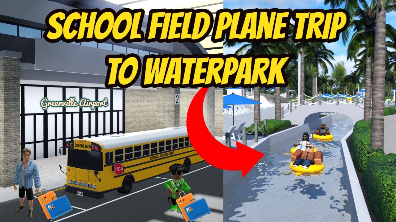 Greenville Wisc Roblox l SWFL School Field Plane Trip WATERPARK Rp ...