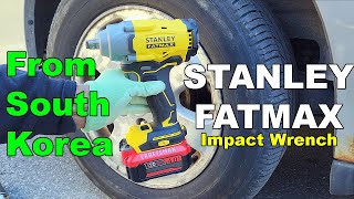 Testing my Stanley FatMax impact wrench from Korea