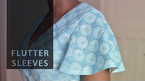 Quick Drafts – Flutter Sleeve Pattern • Elewa
