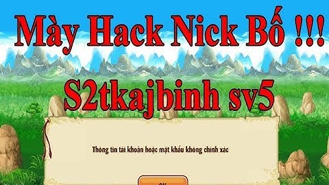 Toàn Cảnh Vụ Hack Nick Đăng Ký Thật Lần Đầu Tiên Ngọc Rồng - s2tkaibjnh sv5