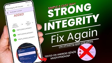 New way to Fix Integrity and add Bootloader Lock Spoofs 🔐 for all Android