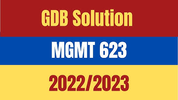 MGMT 623 Correct gdb Solution with vulearningpoint