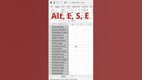 Excel Shortcut to Transpose Data #ExcelMagic #ExcelHelp #DataEntry #OfficeHacks #shorts #ExcelTricks