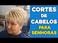 CORTES de CABELO Para MULHERES DE 50 e 70 ANOS | Tendência 2022