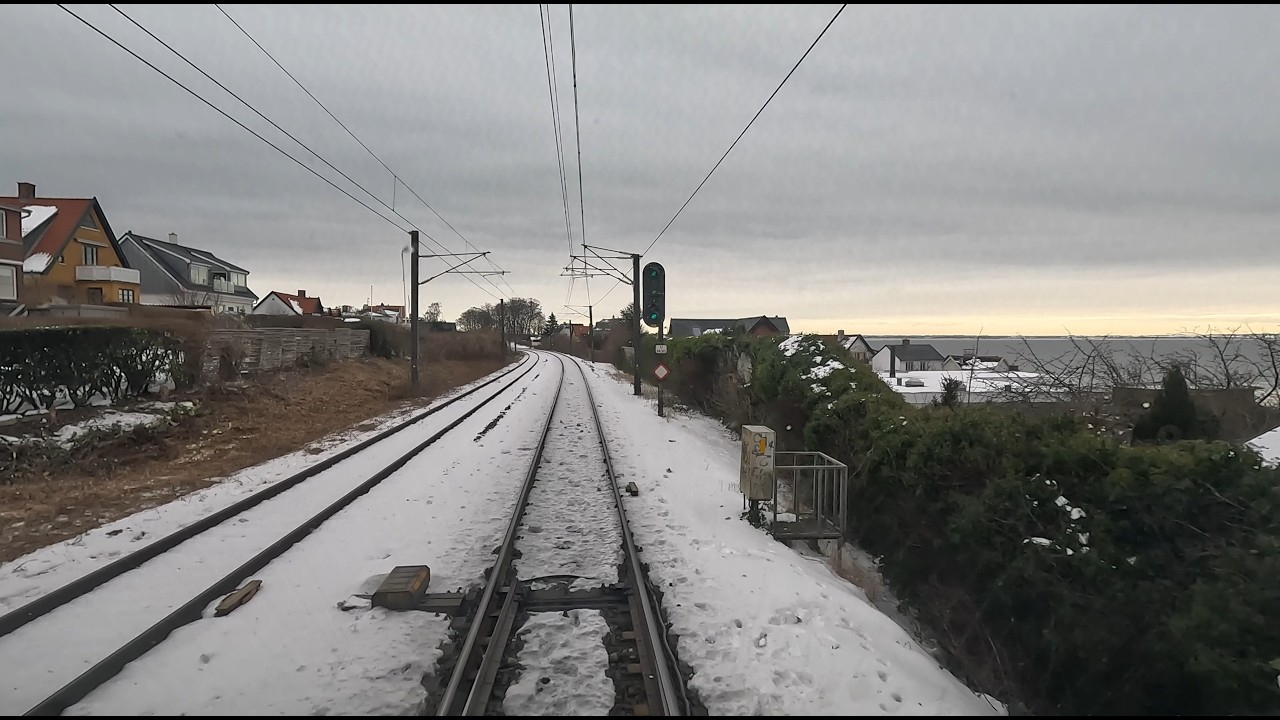 Førerrumstur mellem Hillerød og Helsingør (Lillenord) i vinterferien
