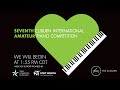 Capture de la vidéo Seventh Cliburn International Amateur Competition - Semifinals