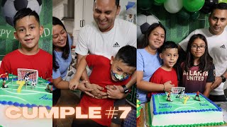 Cumple de mi hijo 🎂 + decoracion de futbol ⚽️