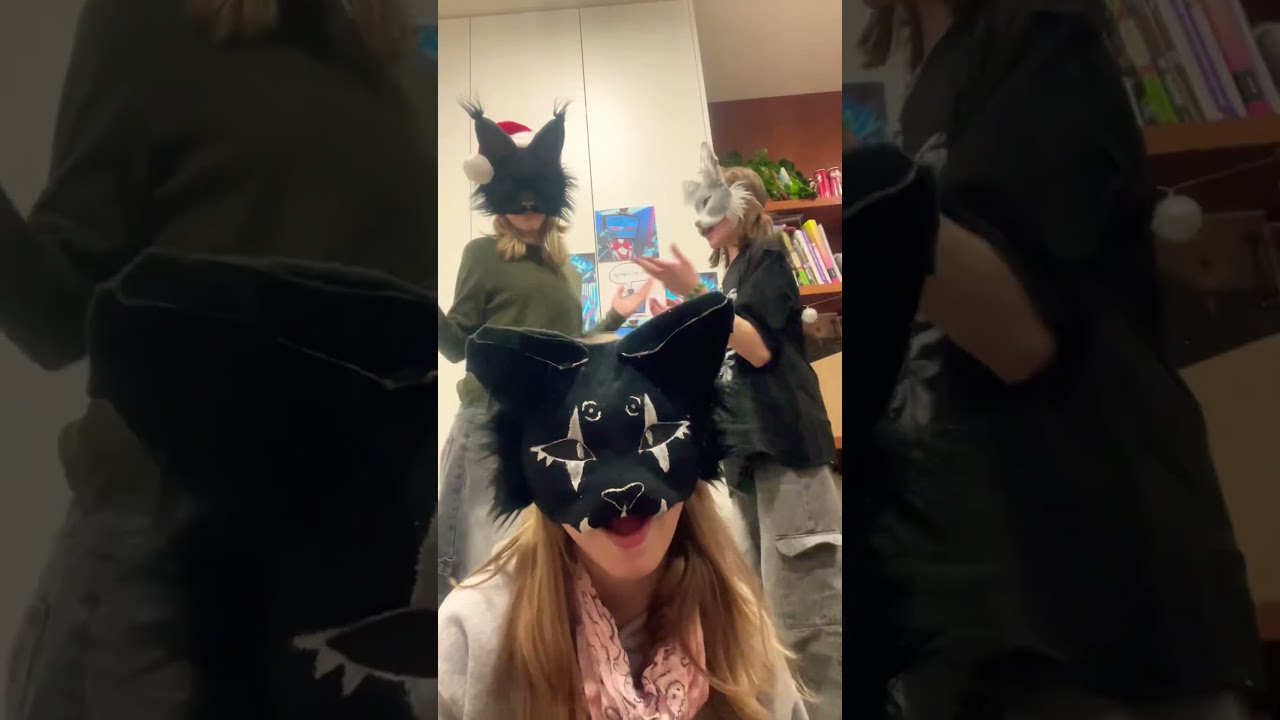 SILLY TRIO W TARO AND CLEO!❤️🖤🩶 