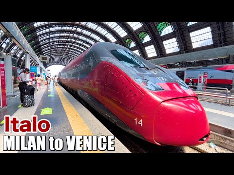 🇮🇹Riding the Amazing Italian Bullet Train First Class \