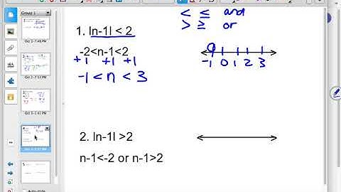 3.7 Absolute Value Inequalities