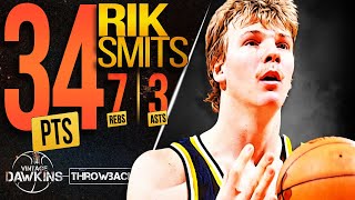 Rik Smits Full Highlights In 1995 ECSF Game 1 vs Knicks | 34 Pts, 13-19 FGM | VintageDawkins