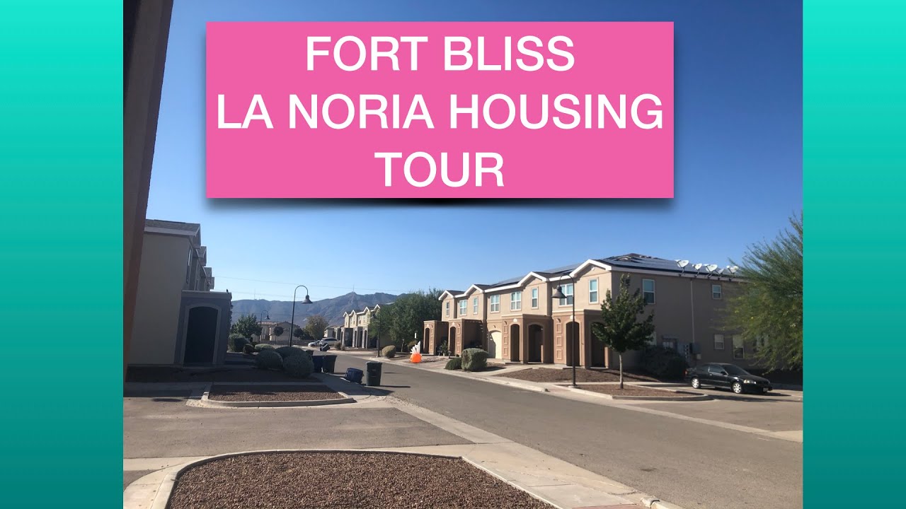 Fort Bliss/ La Noria Housing New House Tour YouTube