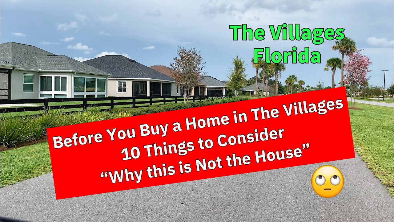 Список вещей, рядом с которыми вам, возможно, не захочется жить в Виллиджес-Флорида