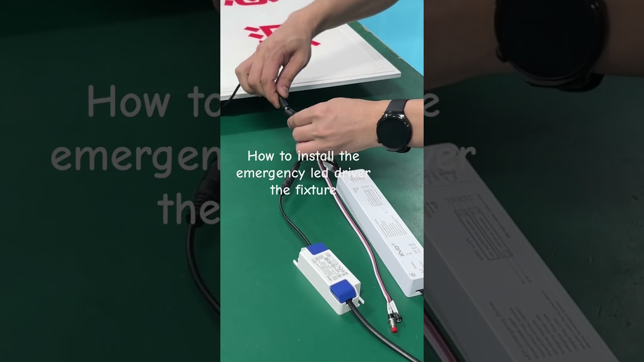 How to install the emergency led driver，Lighting emergency led driver 