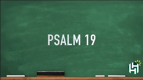 Psalm 19