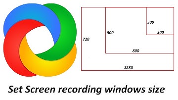 ShareX - How to make a fixed screen recording region - define the area to record