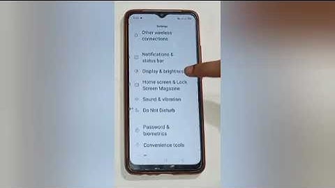how to decrease font size in oppo a11k, decrease font size settings