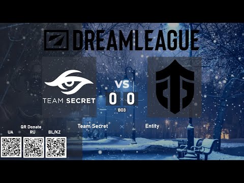 Team Secret vs. Entity - DreamLeague Season 22: Western Europe Closed Qualifier - BO3 @4liver
