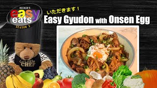 Easy Gyudon With Onsen Egg - Beckers Easy Eats Season  5 Episode 3